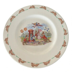 Royal Doulton Bunnykins Mailman 8” Plate